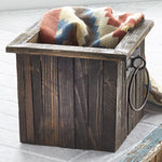 Southwestern Wood Storage Bin - Natural