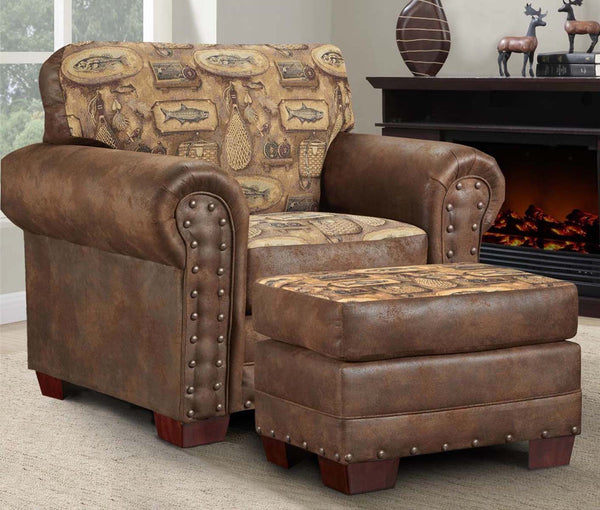 River Bend Armchair & Ottoman