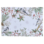 Frosty Chickadee Placemats - Set of 4