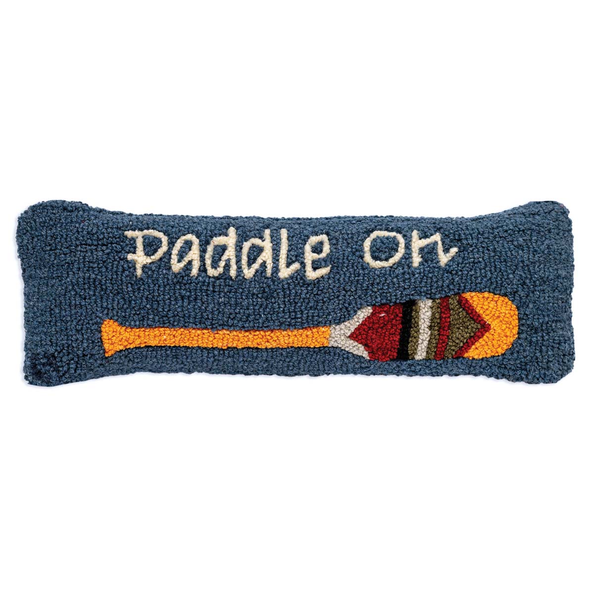 Row to Shore Hooked Pillow
