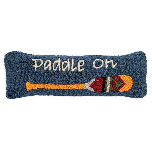 Row to Shore Hooked Pillow