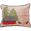 Let's Go Camping Pillow