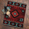 Whiskey River Red Rug - 8 x 11