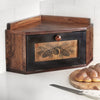 Pinecone Bliss Corner Breadbox