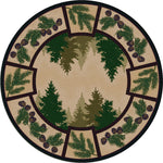 Pine Forest Rug - 8 Ft. Round