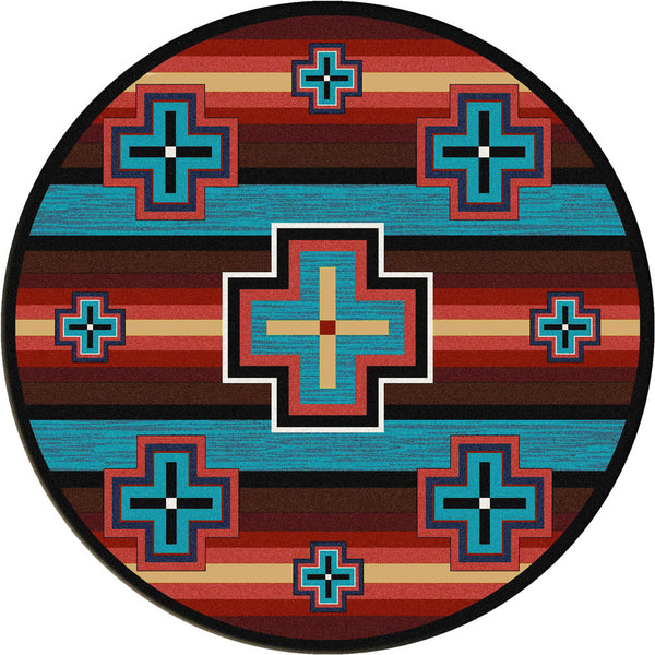 Bright Bounty Rug - 8 Ft. Round