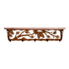 Pine Cone 34 Inch Pine Hook Shelf