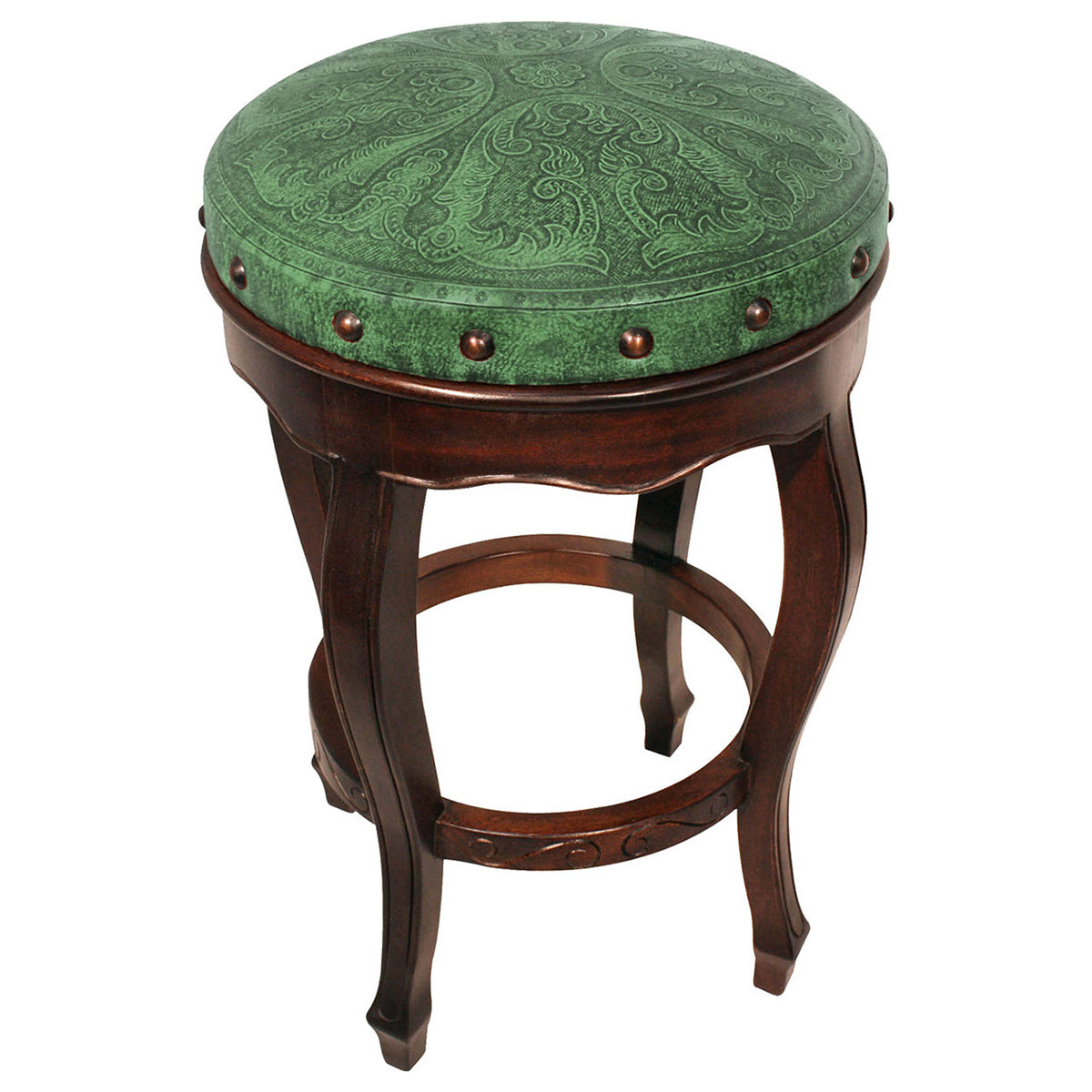 Spanish Heritage Round Counter Stool - Colonial Green