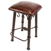 Antique Brown Bronco Barstool