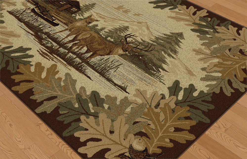Hunting Retreat Rug - 5 x 7