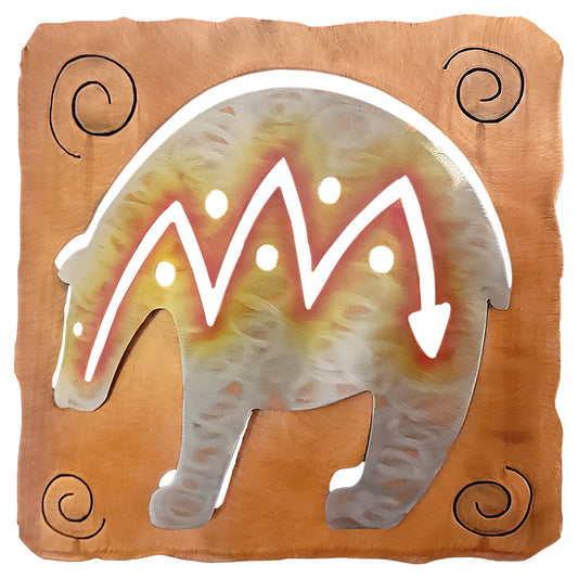 Modern Bear Square Cutout Wall Art