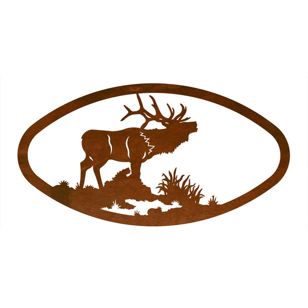 Calling Elk Metal Wall Art