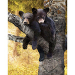 Bear Cub Love Personalized Stretched Canvas - Medium