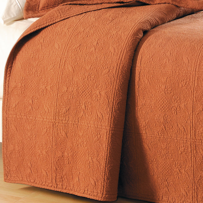Terracotta Matelasse Quilt - King - OUT OF STOCK UNTIL 09/02/2026