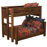 Barnwood Double/Double Bunkbed