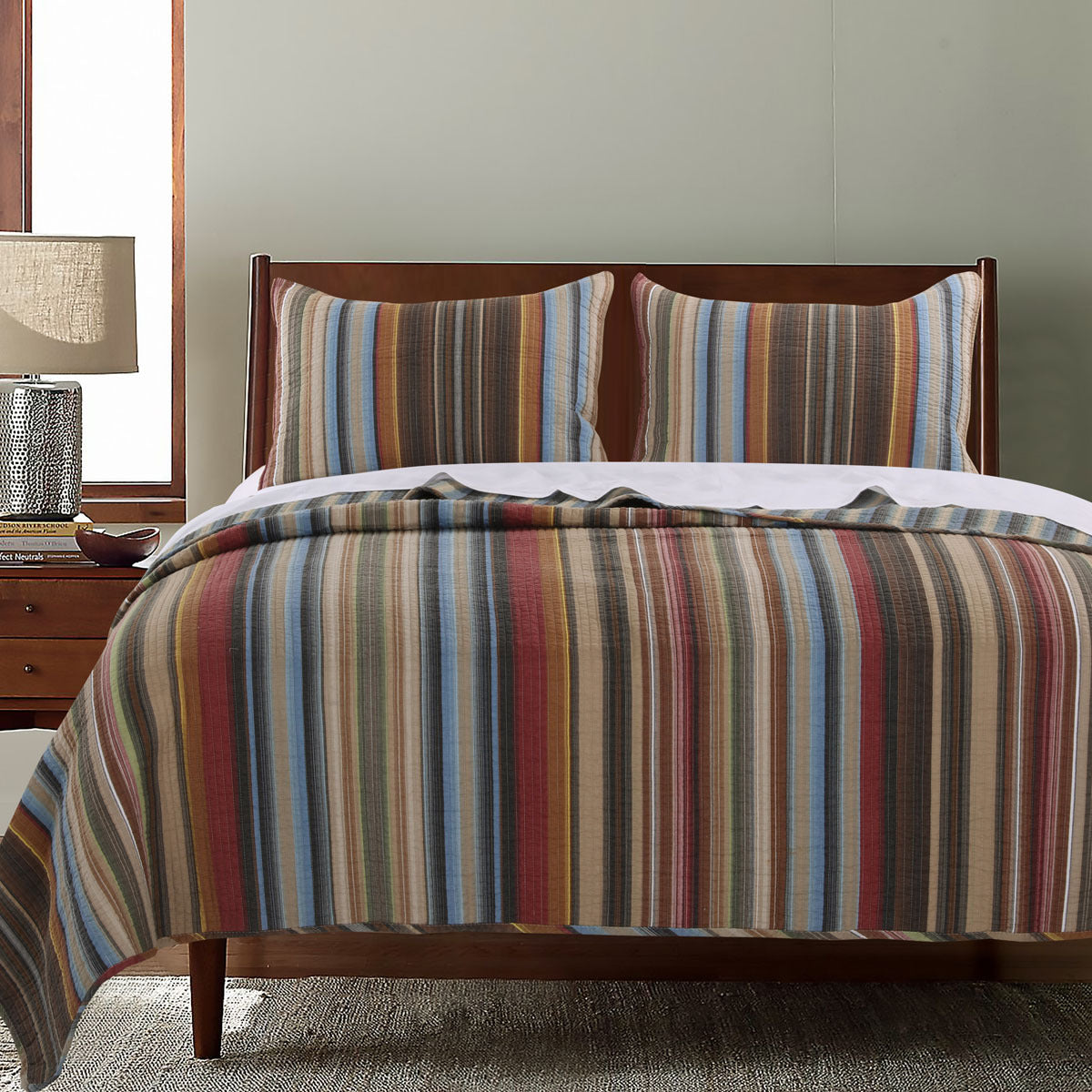 Desert Strata 2pc Quilt Bed Set - Twin