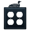 Loon Double Outlet Cover - OUT OF STOCK UNTIL 07/18/2026