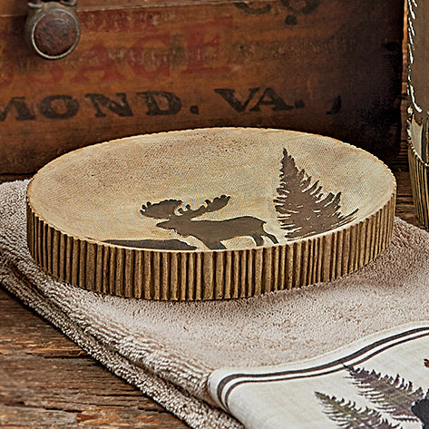 Woodland Moose & Bear Soap Dish