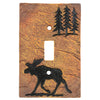 Moose Forest Stone Single Switch Cover - SALE