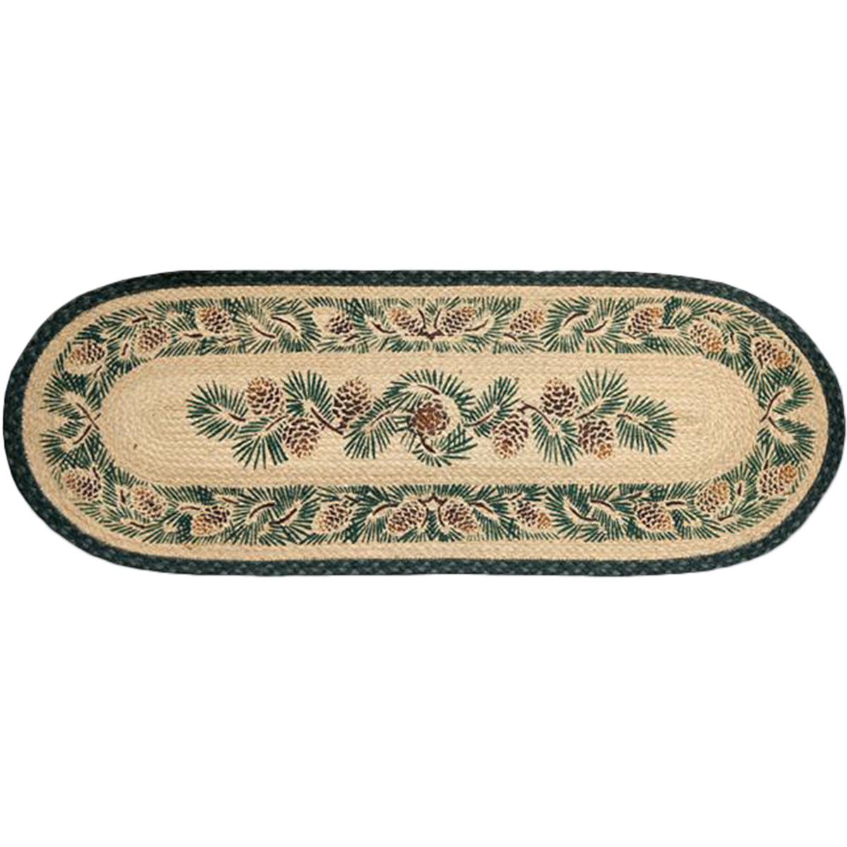 Pine Patch Oval Runner