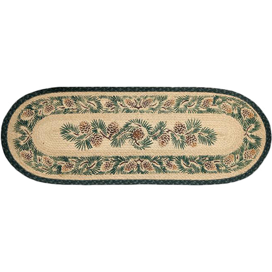 Pine Patch Oval Runner - OUT OF STOCK UNTIL 05/20/2026