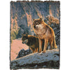 Sunset Wolves Throw