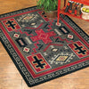 Double Cross Rug - 3 x 4