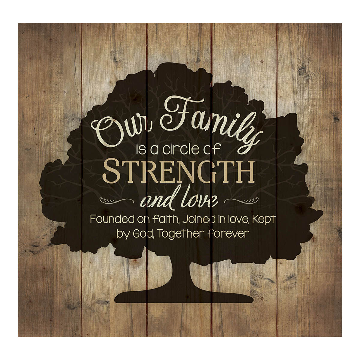 Family Circle Square Pallet Sign