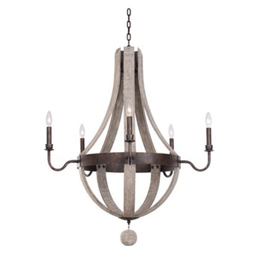 Harper Teardrop 5 Light Chandelier