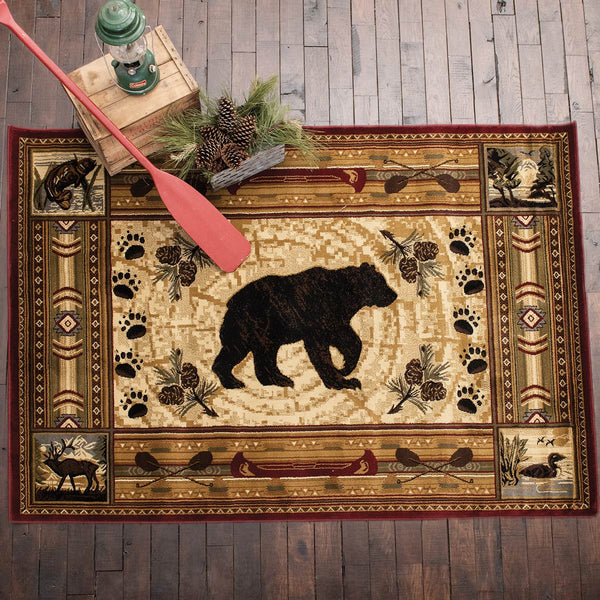 Southwestern Bear Forest Rug - 3 x 7