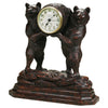 Two Bears Black Forest Clock