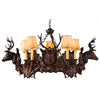 Small Stag Head Chandelier - 5 Light