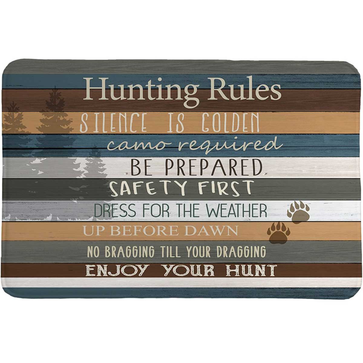 Hunting Advice Memory Foam Rug