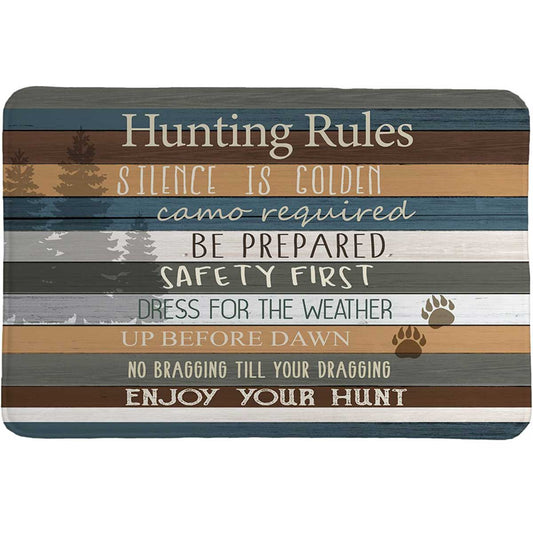 Hunting Advice Memory Foam Rug