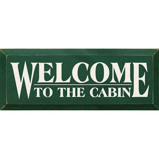 Rustic Cabin Welcome Wall Art