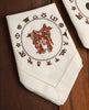 Boots & Saddle Napkins - Set of 4 - OUT OF STOCK UNTIL 07/10/2026