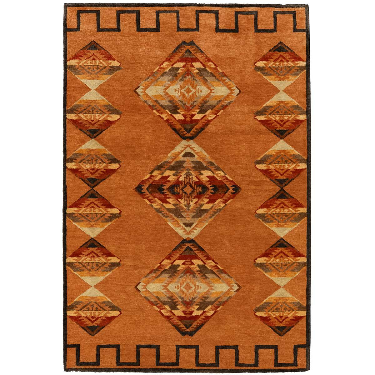 Desert Diamond Terra Cotta Rug - 9 x 12
