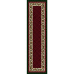 Evergreen Burgundy Rug - 2 x 8