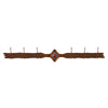 Red Jasper Stone 6 Hook Coat Rack