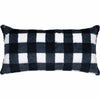 Checkers Snow Accent Pillow