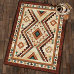 Angel Fire Tan Rug - 4 x 5