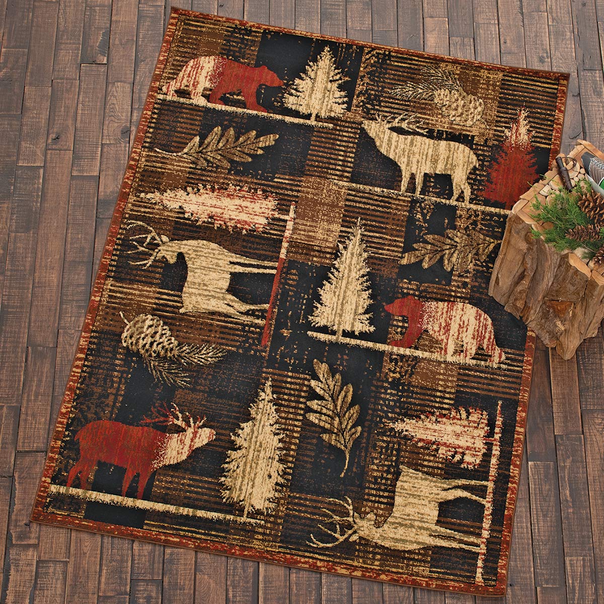 Woodland Wildlife Rug - 8 x 10