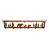 Bear Family 42 Inch Pine Hook Shelf