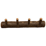 Hickory Wall Coat Rack - 24" with 4 Pegs