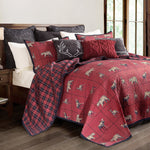 Woodland Plaid Quilt Bed Set - King