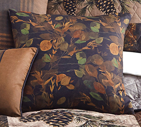 Forest Leaves Accent Pillow