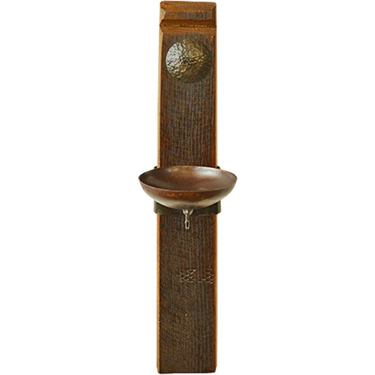 Lexington Whiskey Barrel Straight Candleholder
