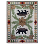 Bear Tracks Rug - 5 x 8