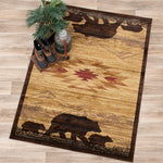 Rocky Mountain Bears Rug - 8 x 10