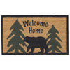 Welcome Home Black Bear Doormat